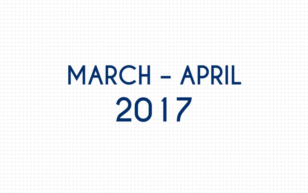 MARCH 2017 – APRIL 2017