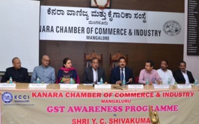 Inaugurating the Goods and Service Tax Awareness Programme