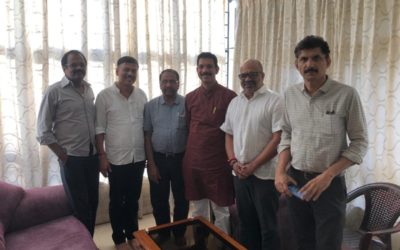 Officer-bearers and Director Shri N. Yathiraj Shetty with Honourable MP of Dakshina Kannada