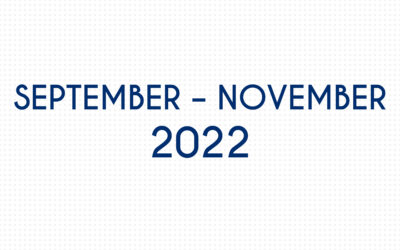 SEPTEMBER 2022 – NOVEMBER 2022
