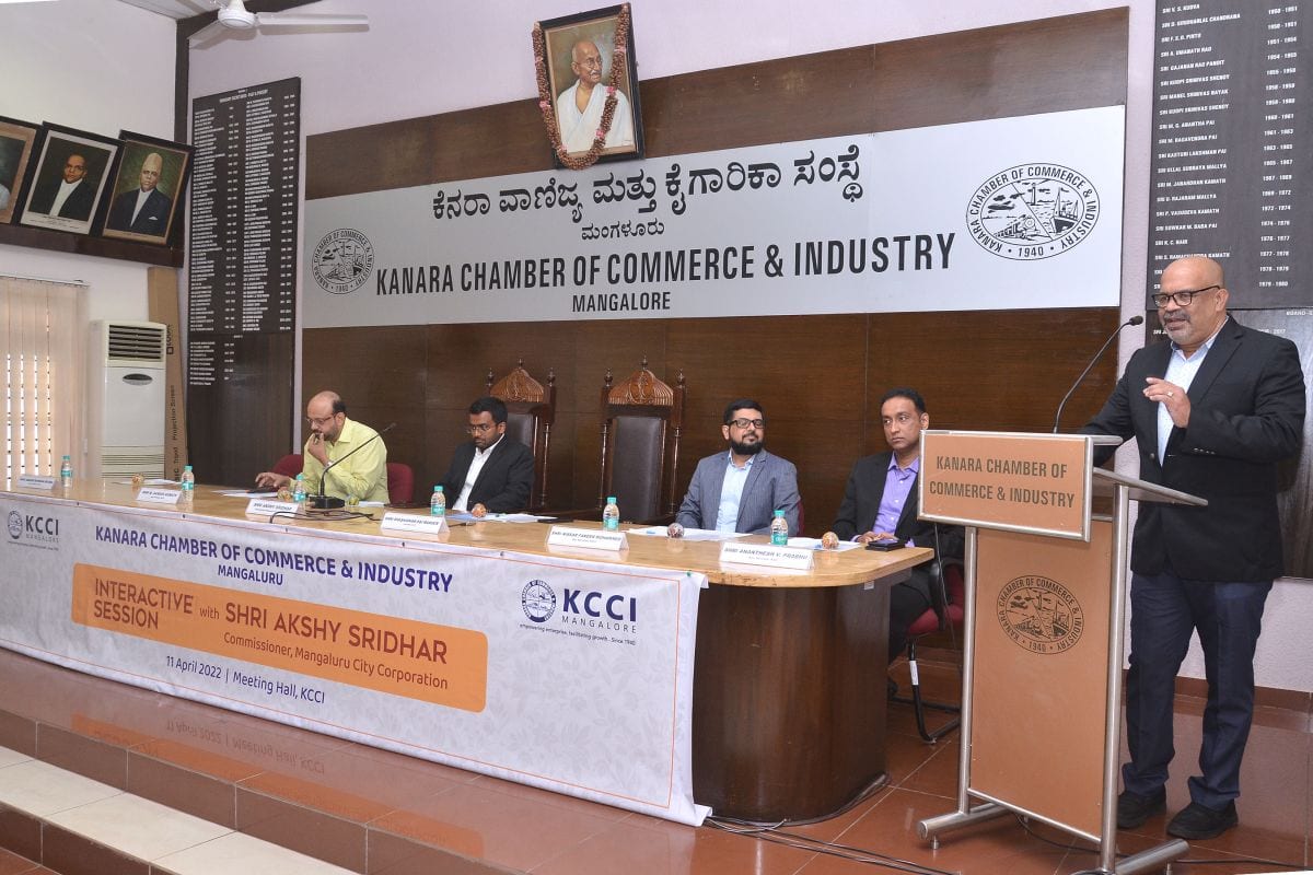 Interactive session with Shri Akshy Sridhar, Commissioner, Mangaluru City Corporation