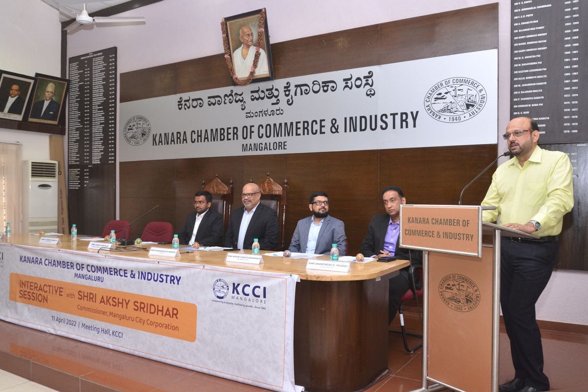 Interactive session with Shri Akshy Sridhar, Commissioner, Mangaluru City Corporation