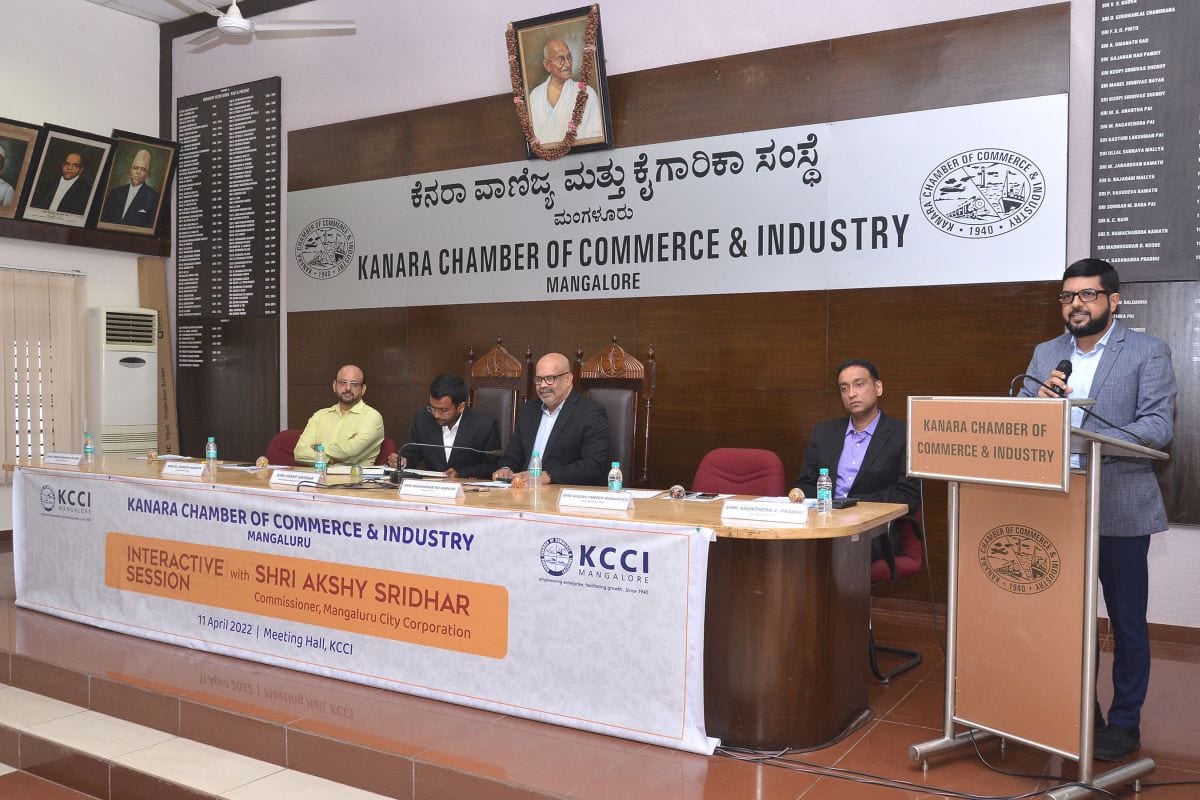 Interactive session with Shri Akshy Sridhar, Commissioner, Mangaluru City Corporation