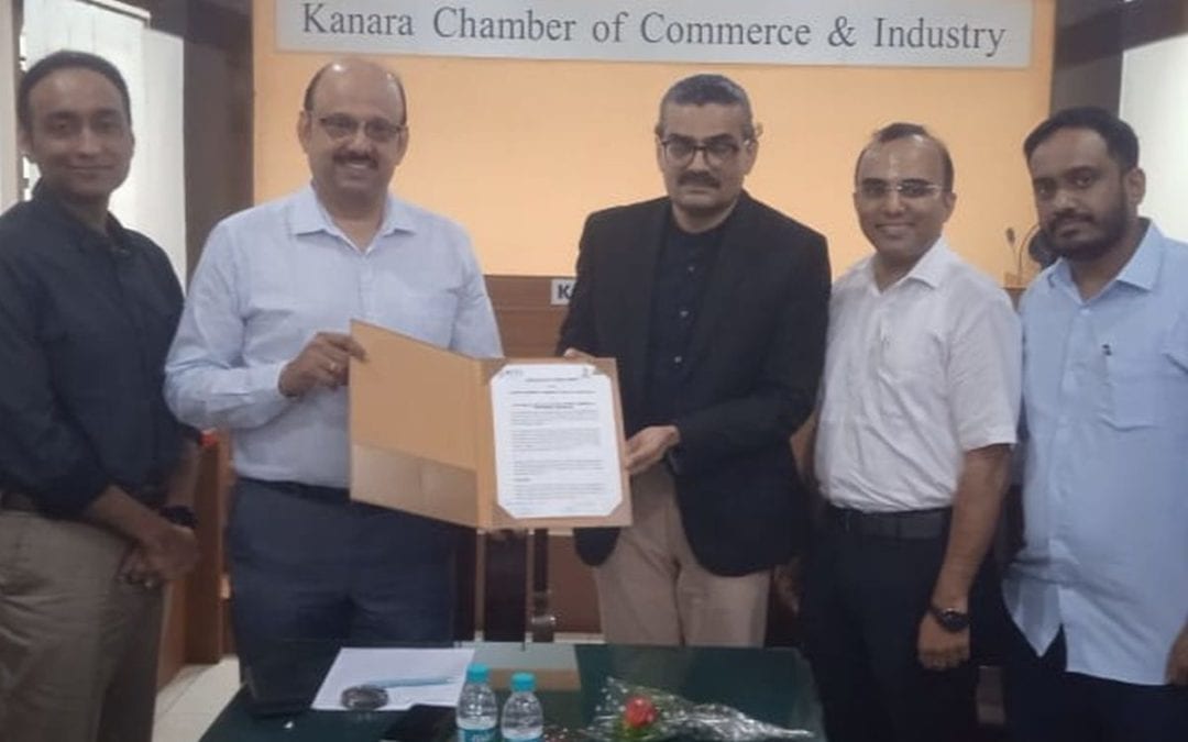 MoU signing between Kanara Chamber of Commerce and Industry (KCCI) and The Yenepoya Institute of Arts, Science, Commerce & Management (YIASCM)