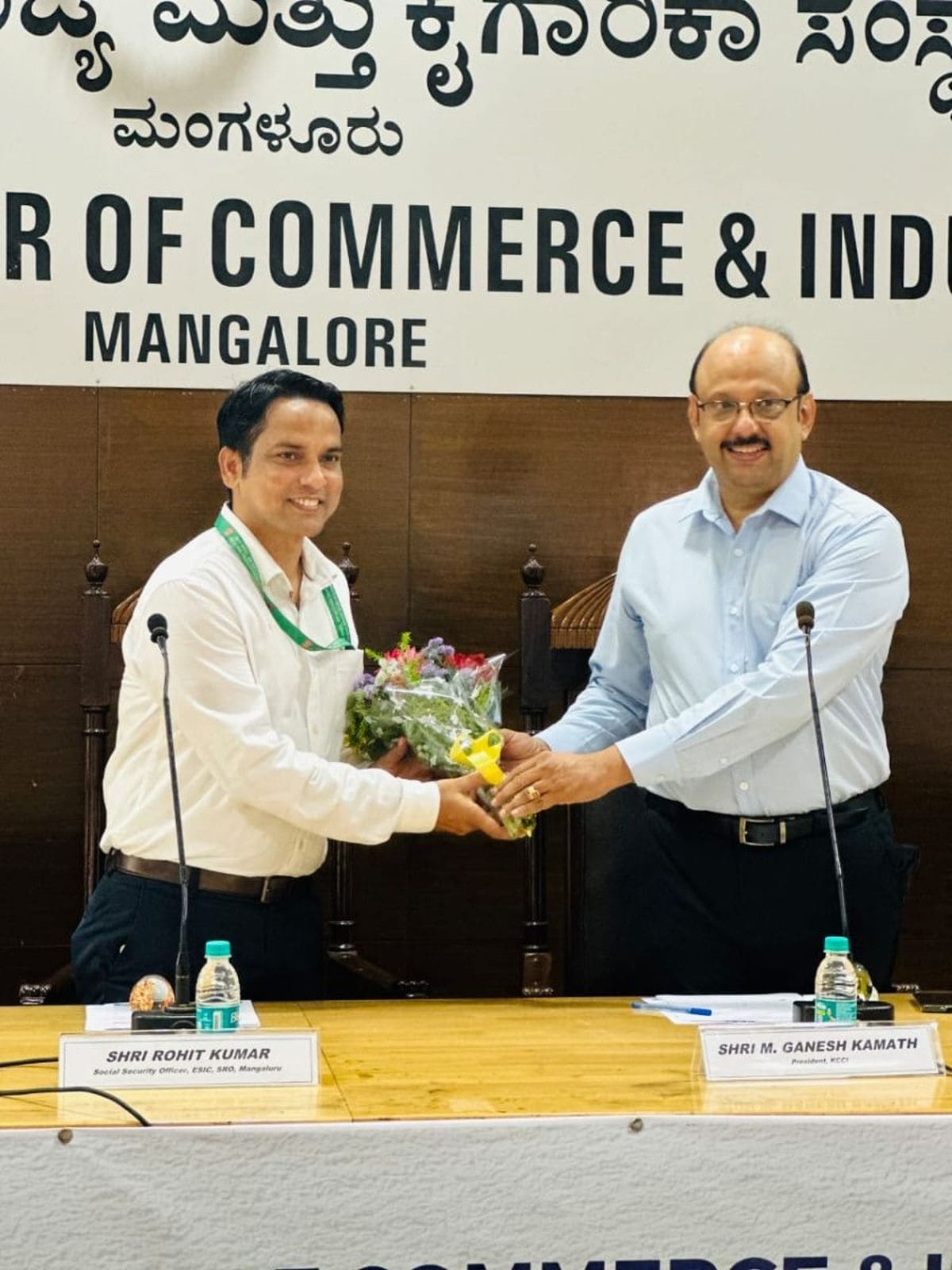 MoU signing between Kanara Chamber of Commerce and Industry (KCCI) and The Yenepoya Institute of Arts, Science, Commerce & Management (YIASCM)