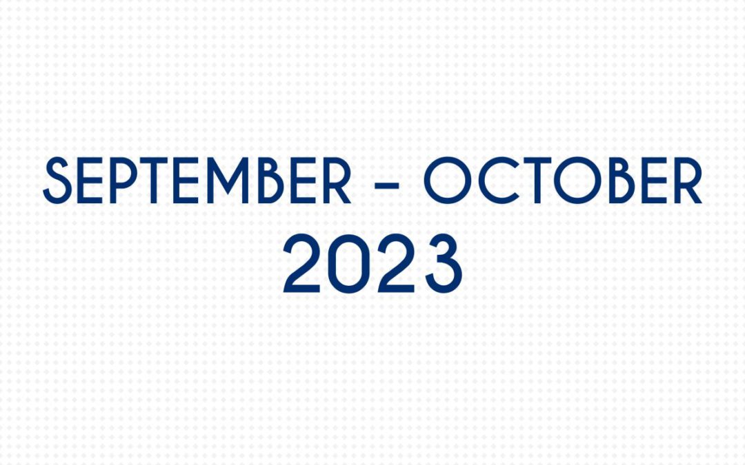 SEPTEMBER 2023 – OCTOBER 2023